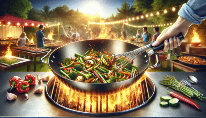 Grill Wok: A Tasty Guide for Stir-Fried Vegetables
