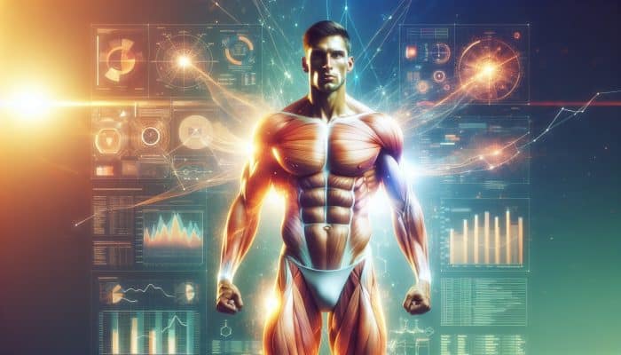 A vibrant man symbolizing health and vitality from balanced testosterone levels.