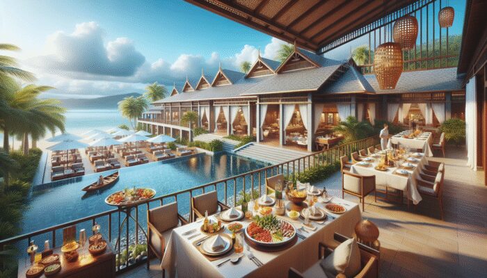 Luxurious resort with personalised amenities, diverse dining, and unique cultural experiences, enhanced by exceptional staff service.