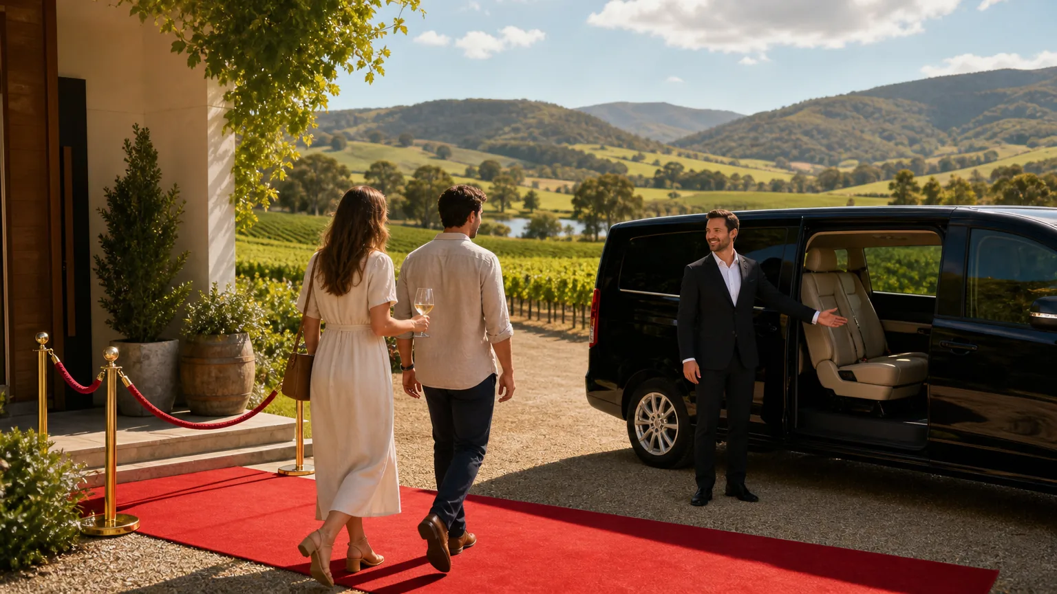 Red Carpet Wine Tours: visual reference for 1. Red Carpet Wine Tours: Personalised Private Tours Directly From Your Home