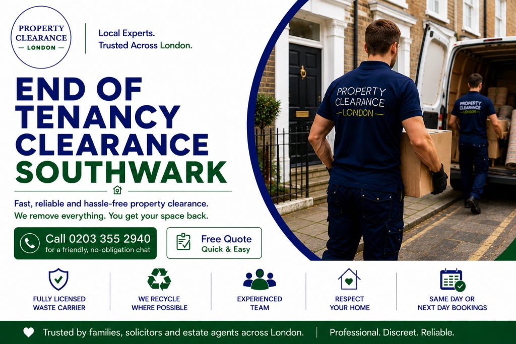 End of Tenancy Clearance in Southwark: Hassle-Free Solutions