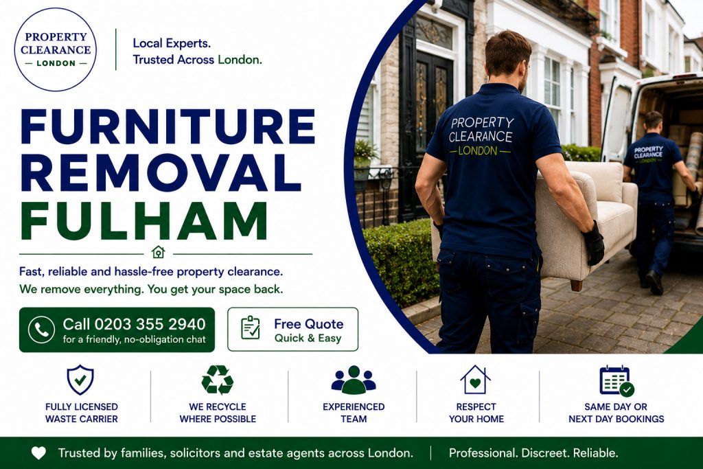 Furniture Removal Services: Local Fulham Experts