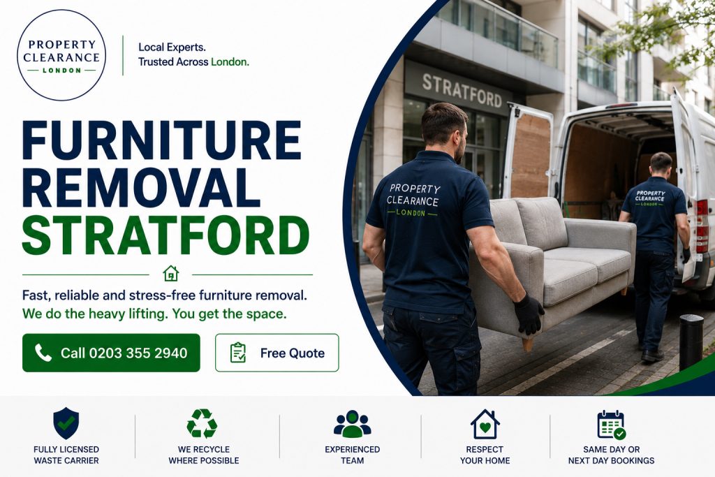 Furniture Removal Services: Request Quotes in Stratford Today
