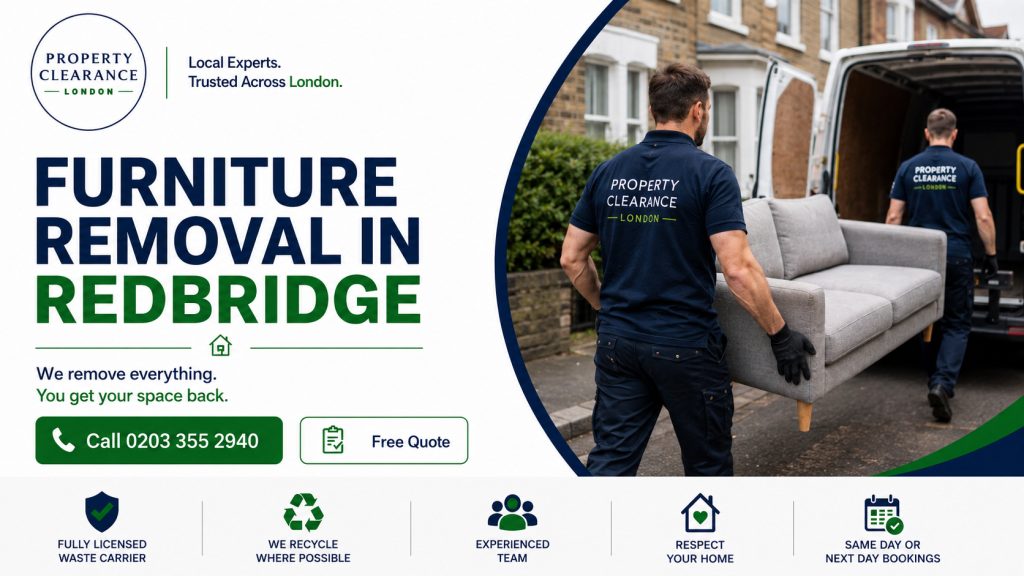 Furniture Removal Services: Expert Guidance in Redbridge