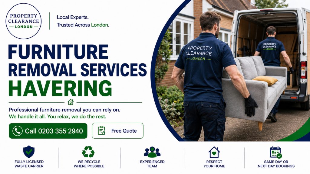Furniture Removal Services: Reliable Local Guidance in Havering