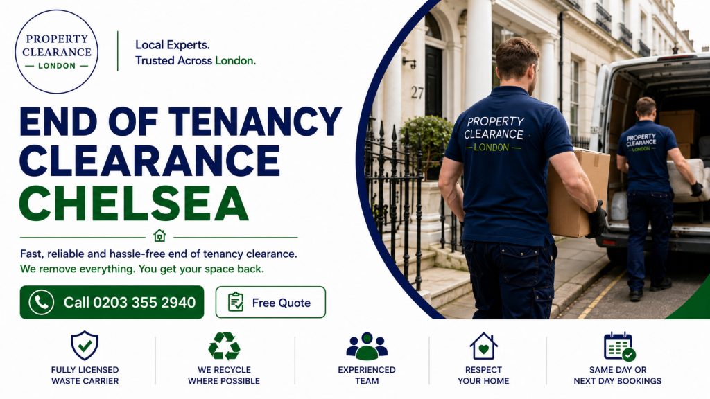 End of Tenancy Clearance in Chelsea: A Quick Overview