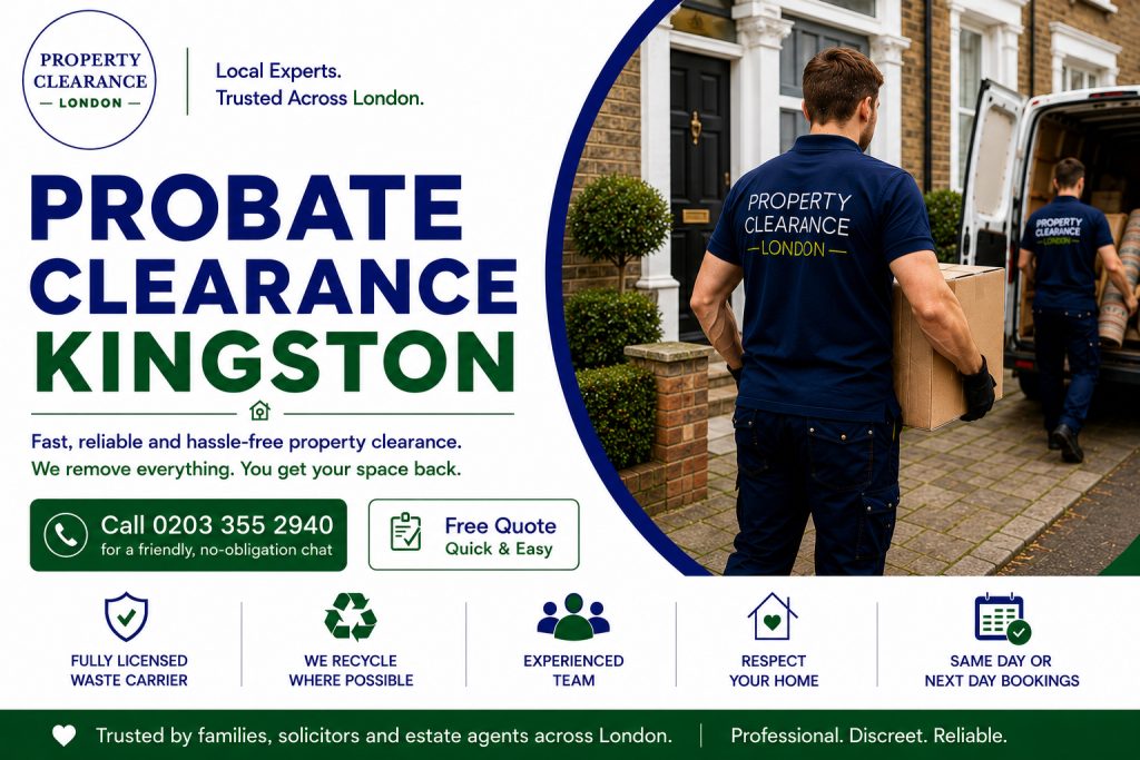 Probate House Clearance Services in Kingston Available Now