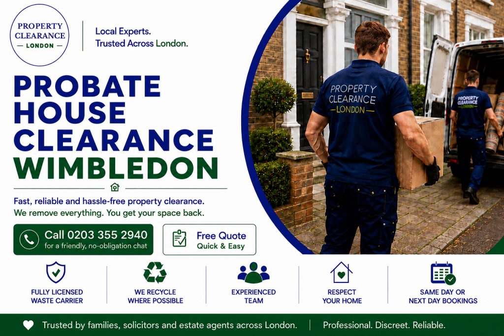 Probate House Clearance in Wimbledon: Professional Services